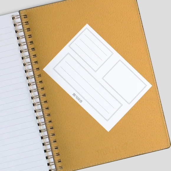 A5 PU LEATHER SOFTCOVER JOURNAL (COLLEGE RULED) - Picture 4 of 5